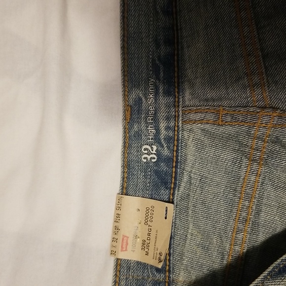 NWT Levi Strauss & Co. High Rise Skinny W32 L32 Color Light Blue - Picture 7 of 12